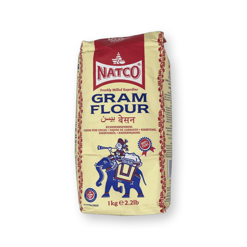 Natcho Farine de pois chiches extra-fine fraîchement moulue (végétalienne) 100 g