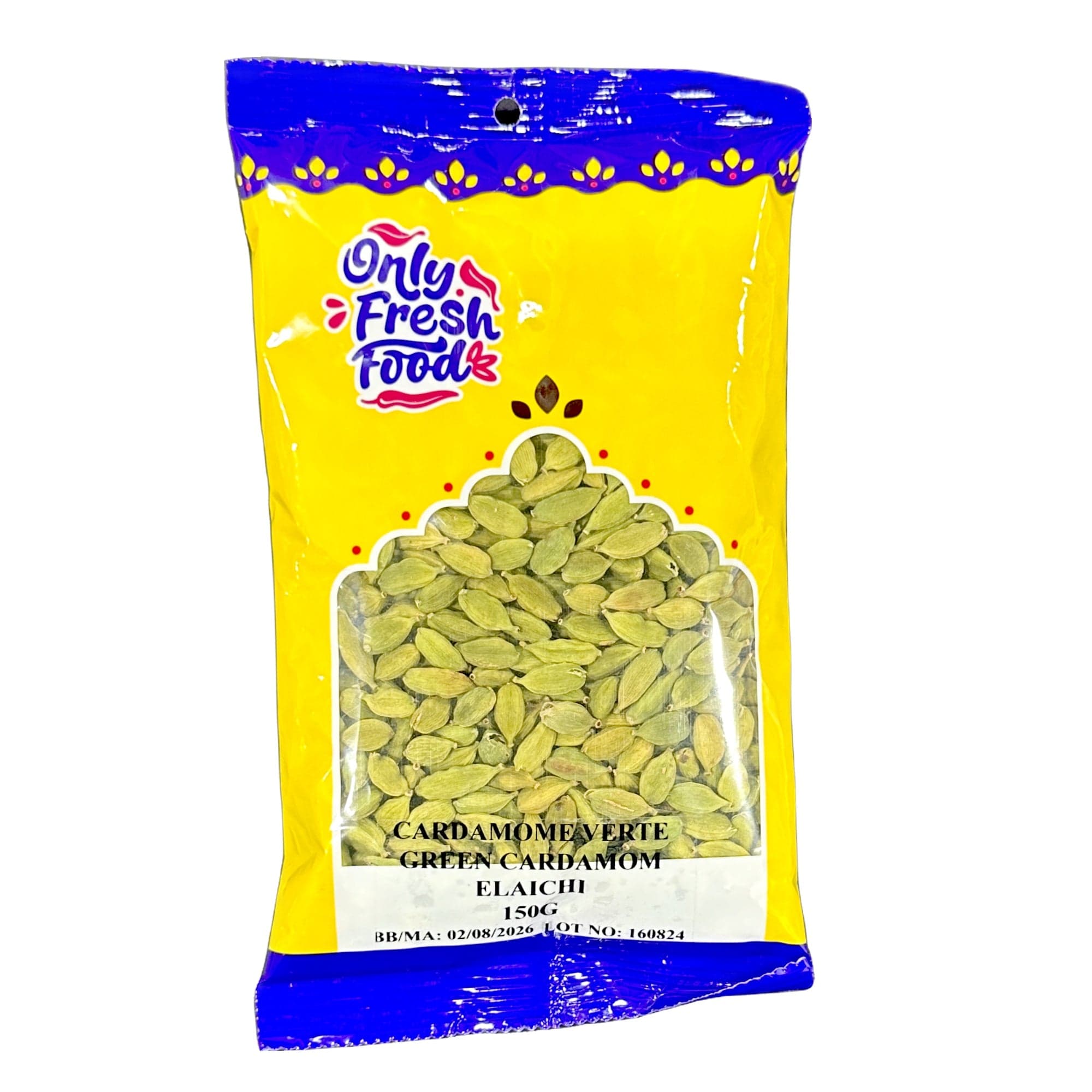 Only Fresh Food Cardamome verte, 150 g